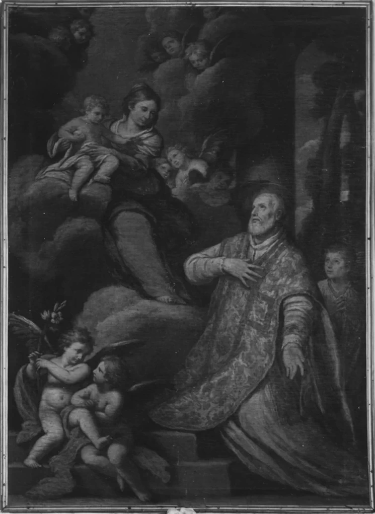 San Filippo Neri con la Madonna e angeli - Chiesa di S. Maria della Consolazione, Venezia